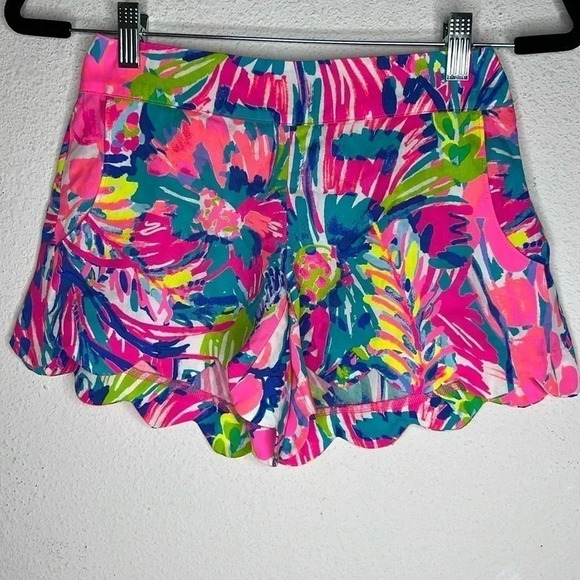 Lilly Pulitzer NEW colorful shorts size XS in pink and blue New - Picture 3 of 7